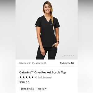 Figs Catarina Scrub Top